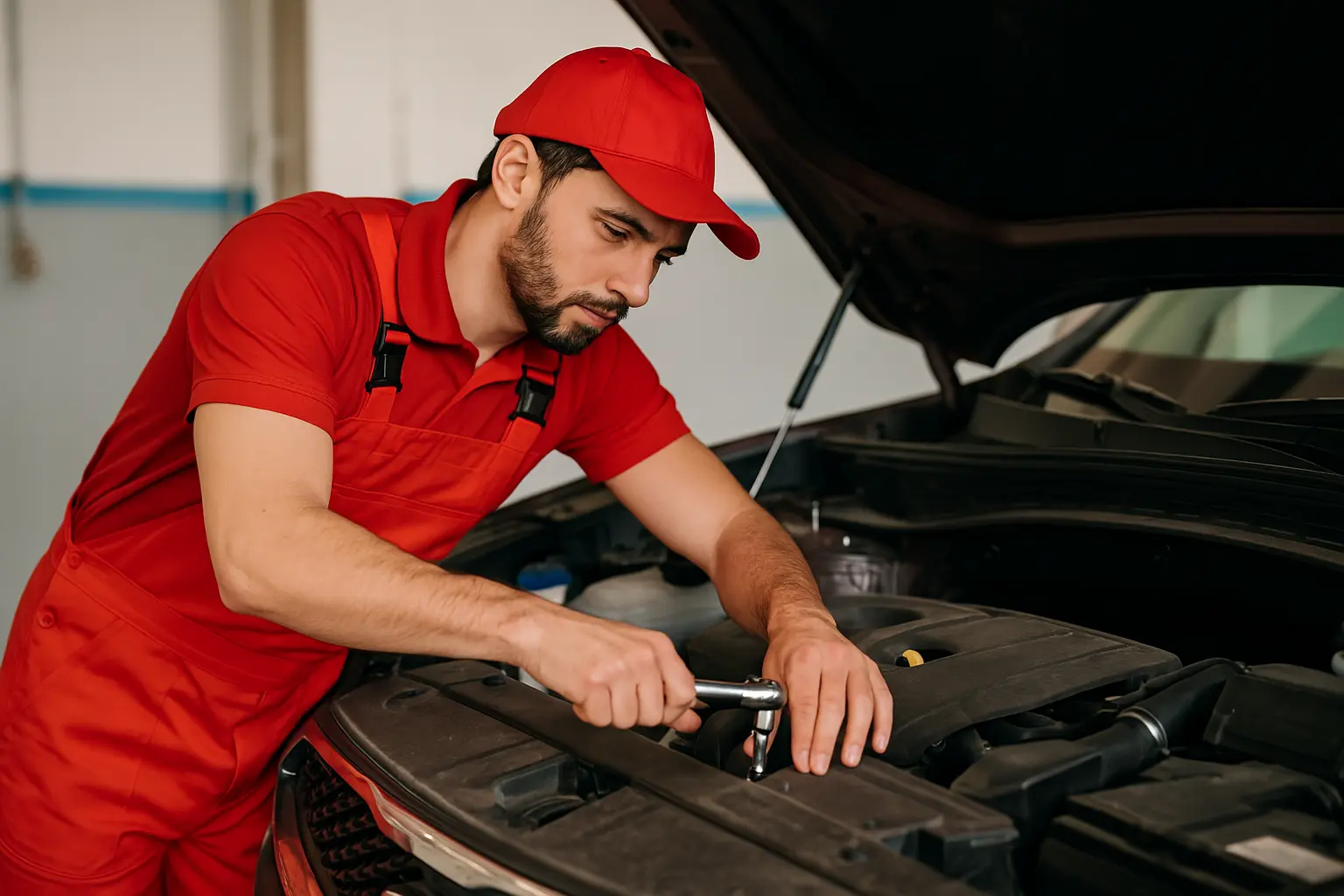 Canbus Oto Servis Yazılımı kullanan teknisyen