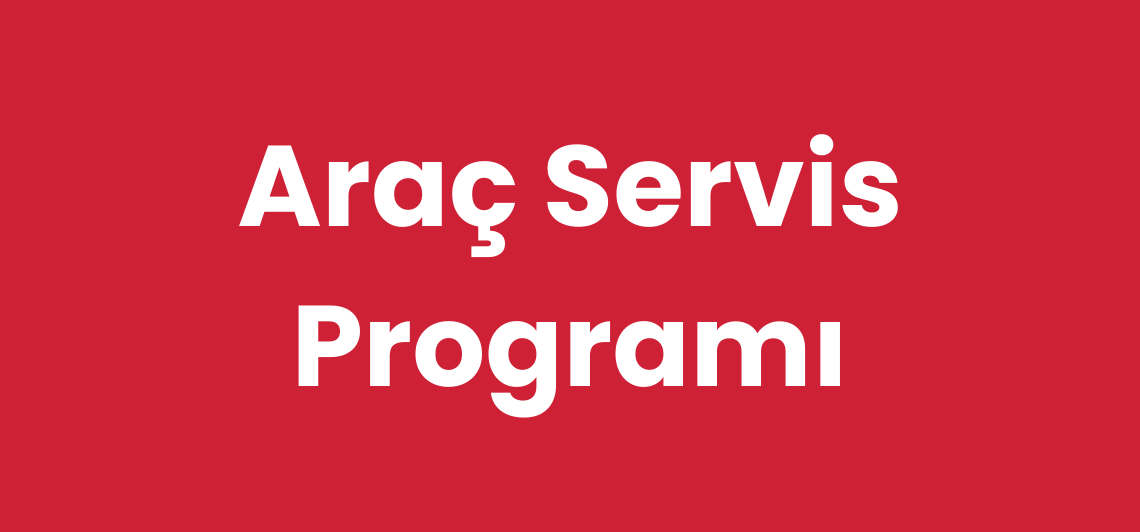 Araç Servis Programı