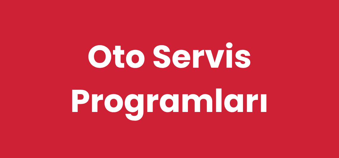 Oto Servis Programları