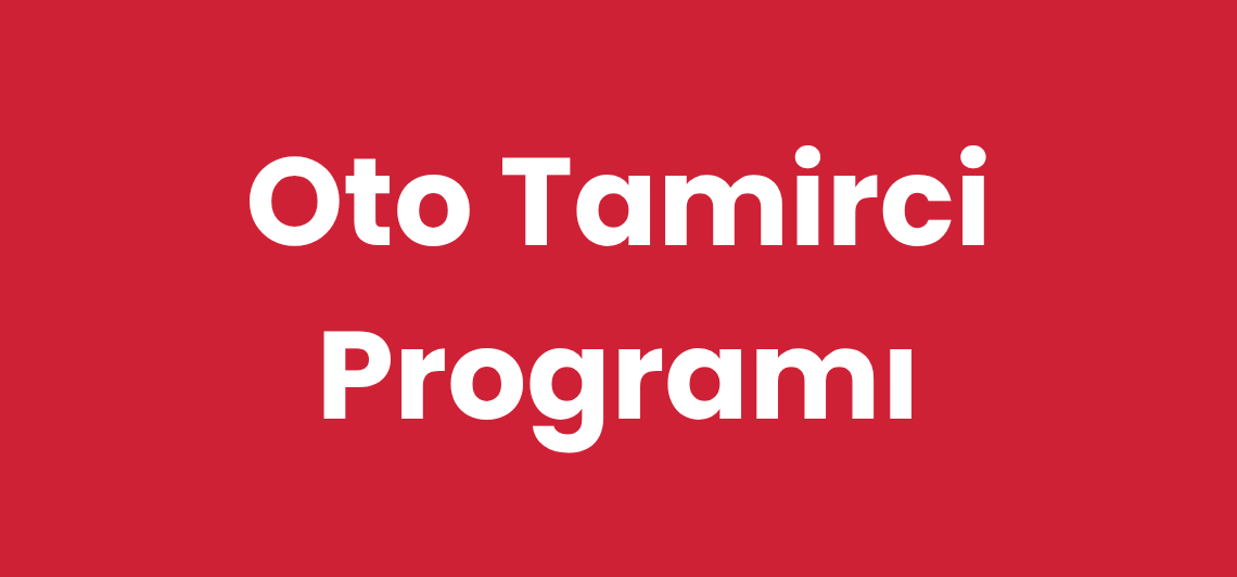 Oto Tamirci Programı